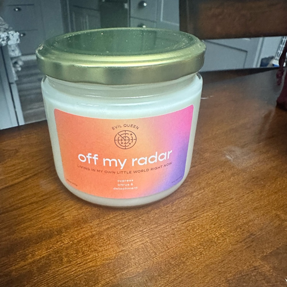 Evil queen Off My Radar Candle